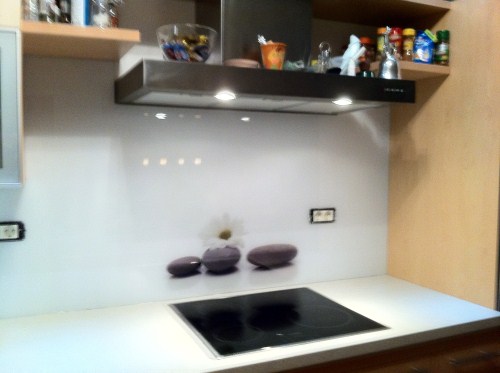 steklo v kuhinji kamni y marjetico